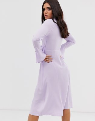 asos midi shirt dress