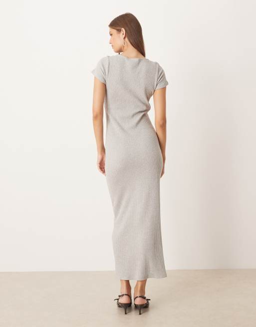 button up ribbed dress Button Up Ribbed Mini Shirt Dress