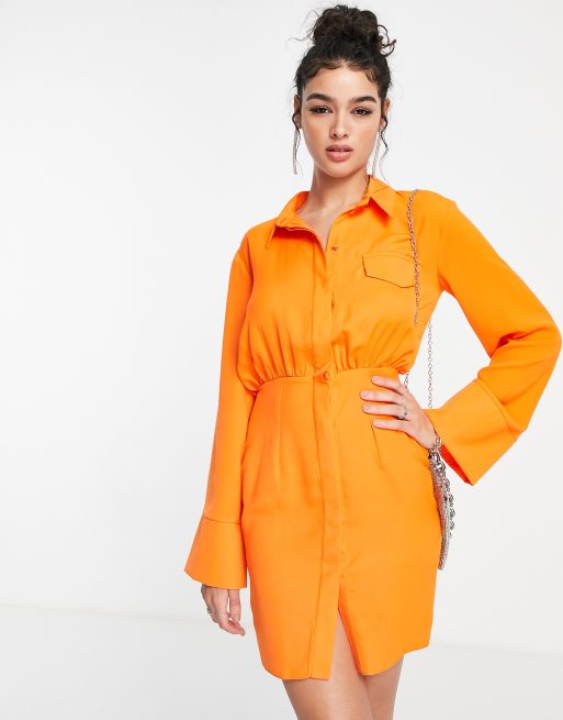 Asos button up store dress