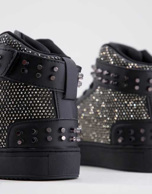 ASOS DESIGN – Buty sportowe za kostkę z ćwiekami, 2 z 4