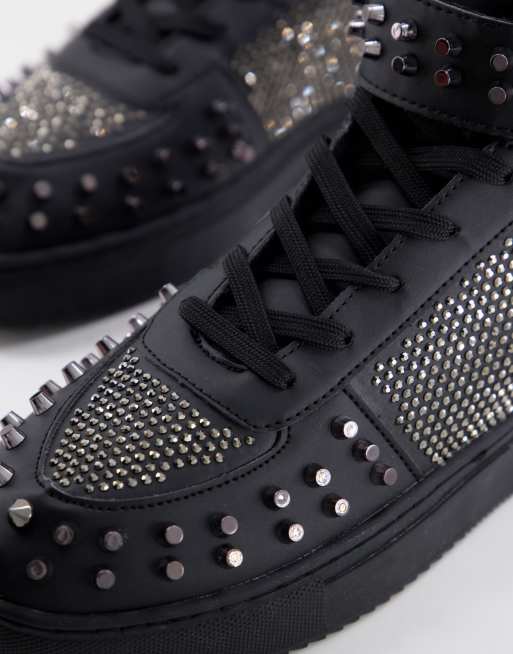 ASOS DESIGN – Buty sportowe za kostkę z ćwiekami, 3 z 4