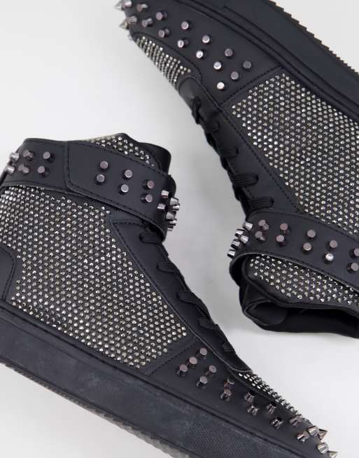 ASOS DESIGN – Buty sportowe za kostkę z ćwiekami, 4 z 4