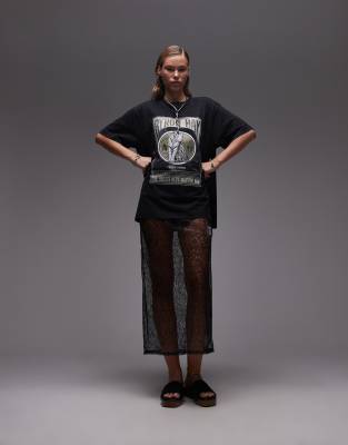 Asos Design Byron Bay Oversized T-shirt In Blue