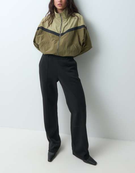 ASOS DESIGN byxa med raka ben i svart - view 1