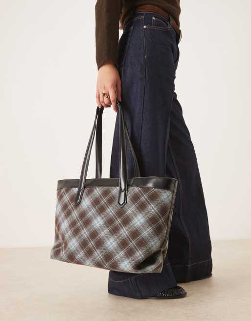 ASOS DESIGN - Cabas à carreaux - Multicolore