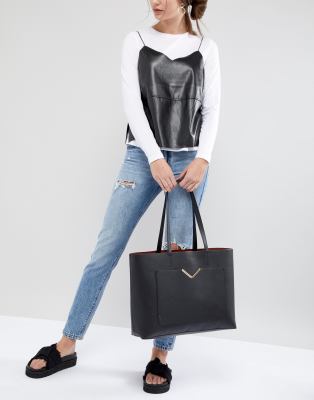 Et En Métal Pochette DesignCabas Poche Avec Asos Amovible bygY6fv7