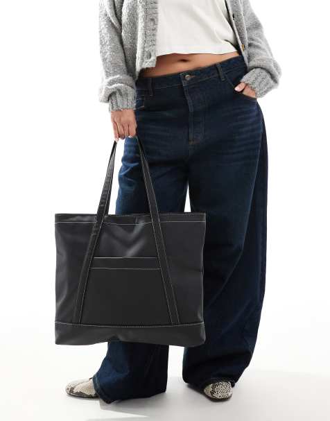 ASOS DESIGN - Cabas imperméable pour ordinateur portable - Noir - view 1