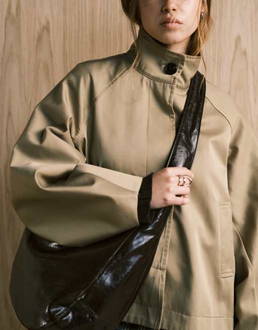 ASOS DESIGN - Cabas incurvé - Chocolat, 4 de 4