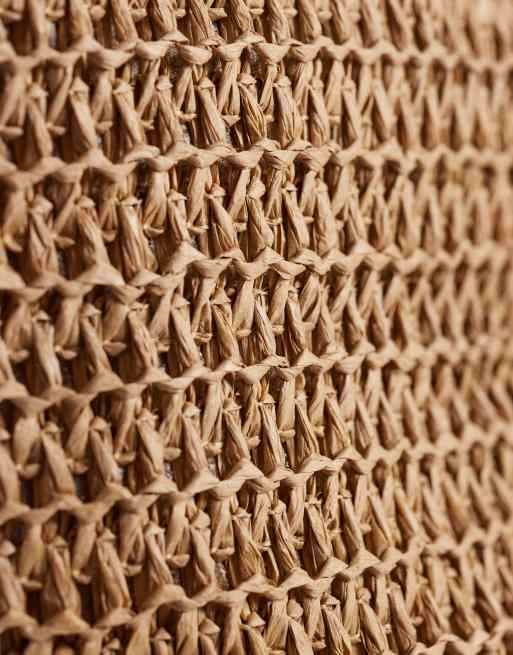 ASOS DESIGN - Cabas oversize en paille - Naturel, 3 de 4