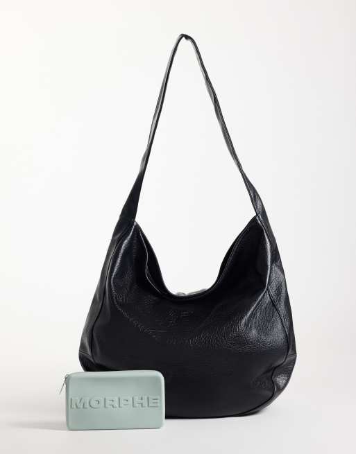 ASOS DESIGN cabas souple à anse arrondie grainée noir, 2 de 4