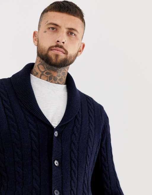 Asos 2025 navy cardigan