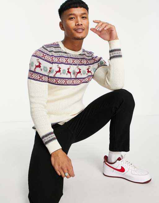 Asos homme pull hot sale