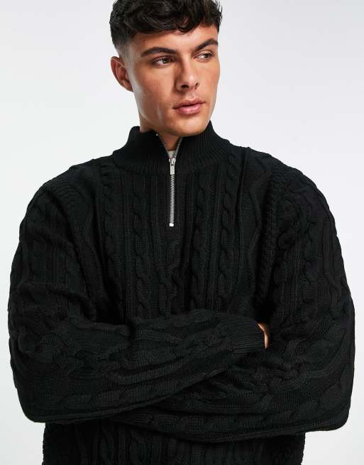 Half zip jumper outlet asos