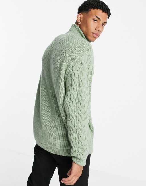 Asos green outlet jumper