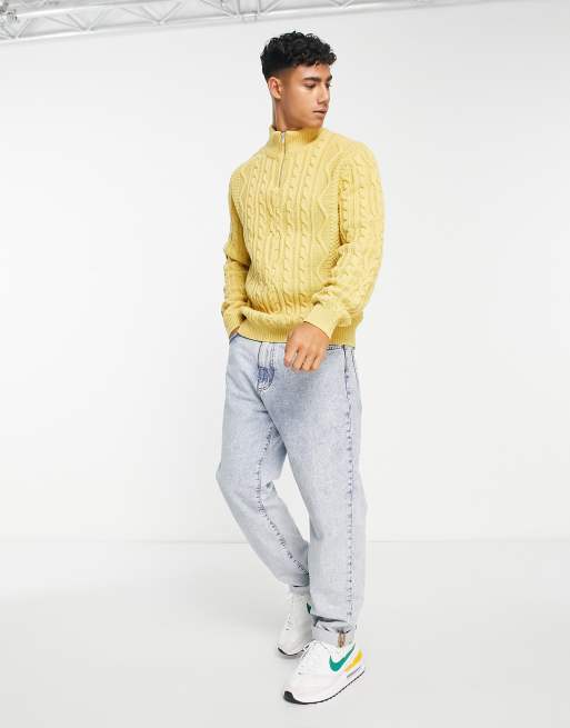 Asos yellow outlet sweater