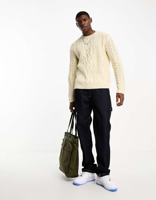 Asos cable knit jumper sale