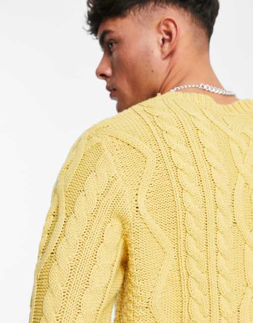 Asos cable knit on sale jumper