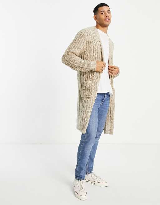 Asos longline outlet cardigan