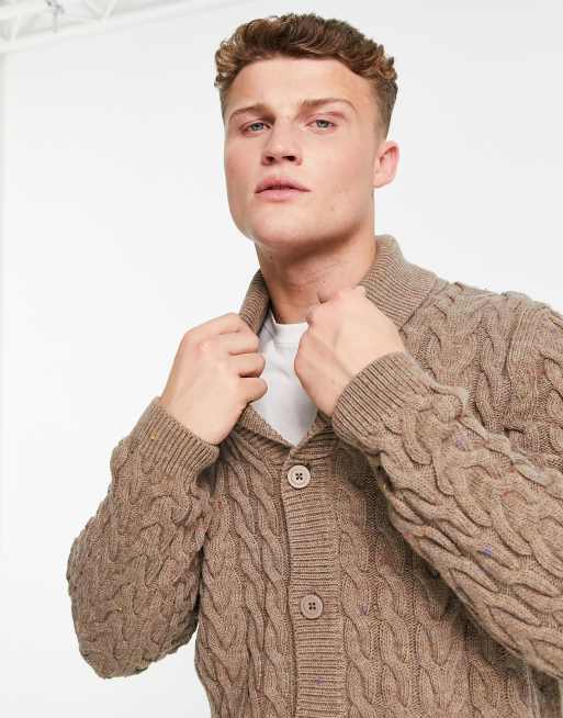 Asos cable knit on sale cardigan