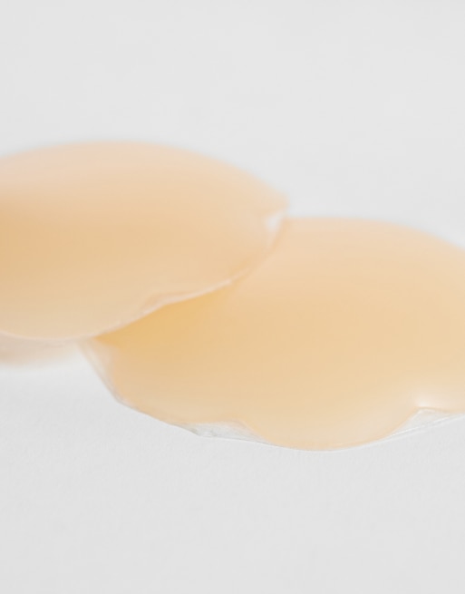 ASOS DESIGN - Cache-tétons réutilisables en silicone ton sur ton - Beige, 3 de 3