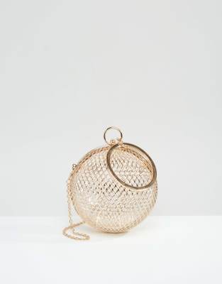 gold sphere clutch