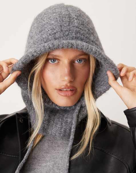 ASOS DESIGN - Cagoule en maille - Gris - view 1