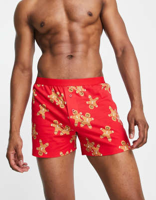 Sous-Vêtements Boxer De Noël Boxer Joyeux Noel Homme Pas Cher Dessous Fibre De Bambou Rigolo Noel Calecon Microfibre Shorty Transparent Sous-Vêtements Bâillon Cadeau