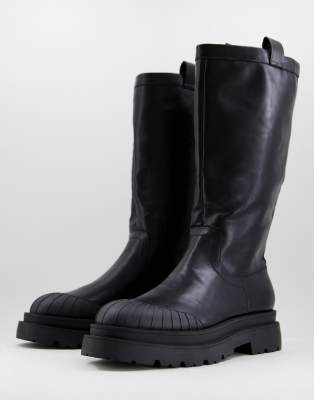 men's calf length boots