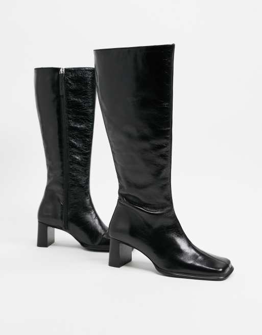 cali leather boot asos