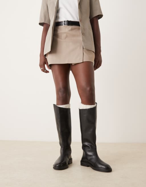 ASOS DESIGN - Callahan - Leren rijlaarzen in zwart, 2 van 4