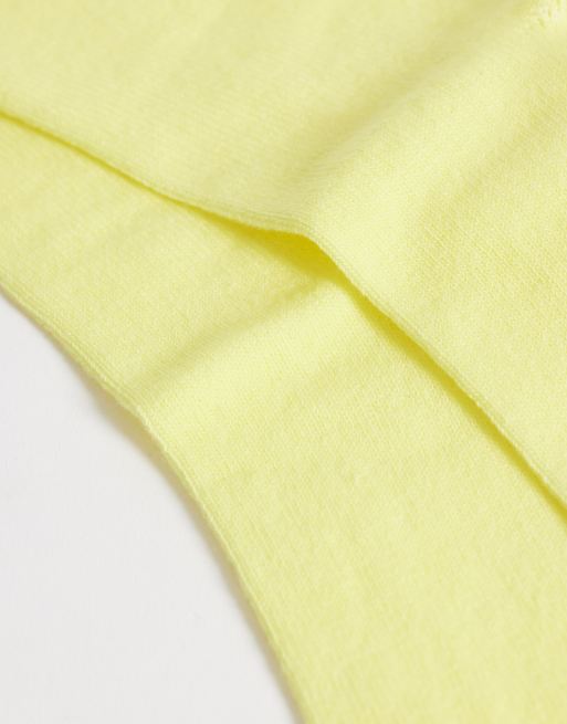 ASOS DESIGN - Calzini gialli in misto cotone, 3 di 3