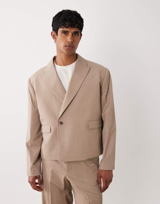 ASOS DESIGN – Szeroki garnitur w kolorze wielbłądzim, 3 z 3