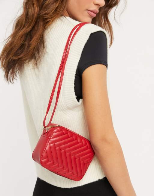 Asos hot sale red handbag