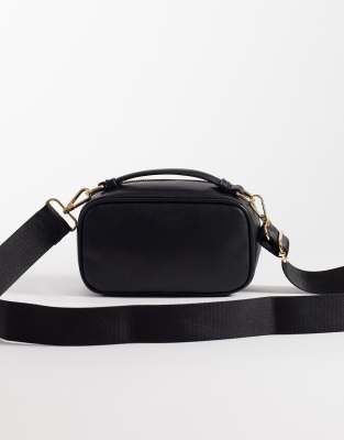 Asos Design Camera Crossbody Bag In Black