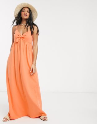 asos apricot dress
