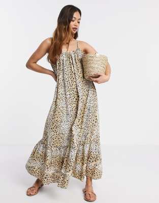 asos cotton maxi dress