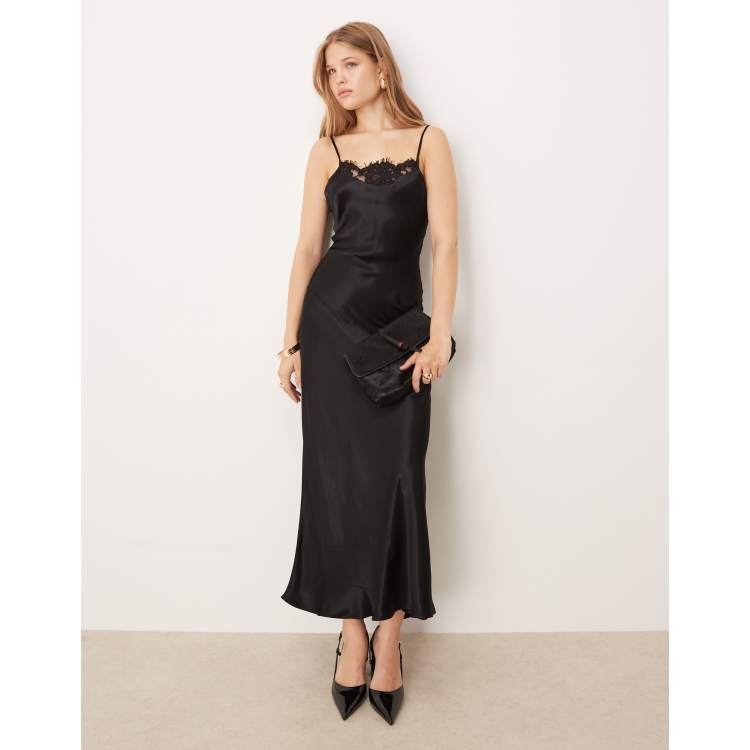 asos maxi slip dress ASOS Design - Maxi Slip Dress - Women - Polyester - 12 US