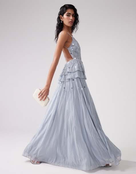 Blue Wedding Guest Dresses Royal Blue Pale Blue ASOS