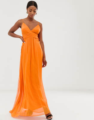 maxi dress ruched