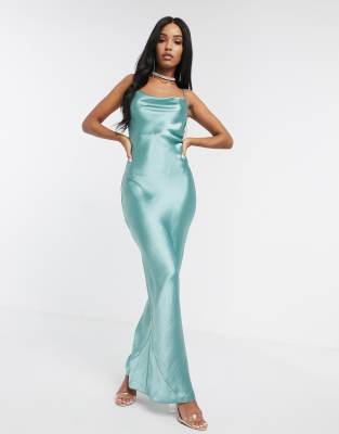 asos satin maxi dress