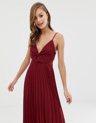 asos design cami midi dress
