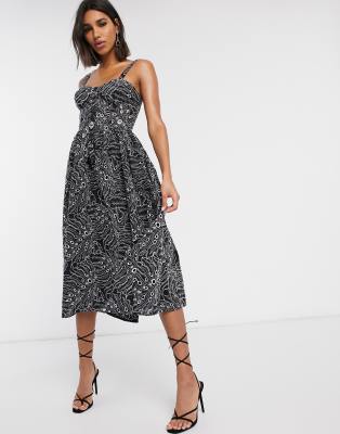 asos black prom dress