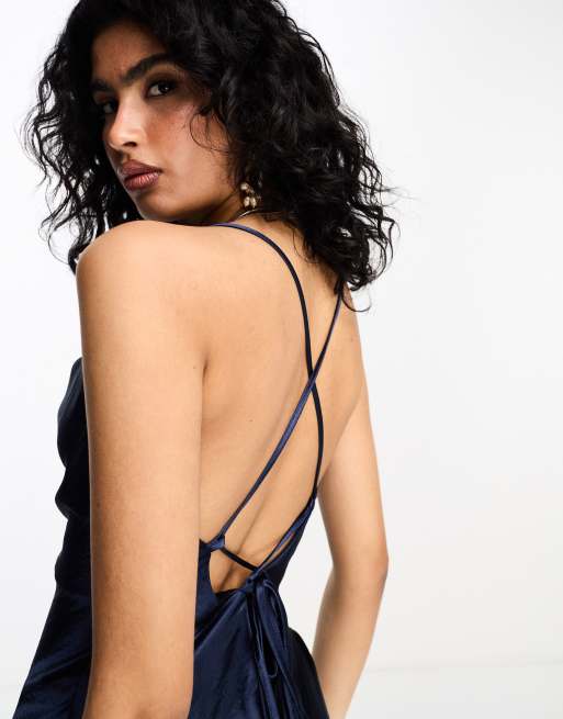 Asos midi slip dress sale