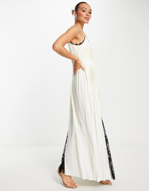 Asos shop pleated maxi