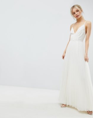 asos cream maxi dress