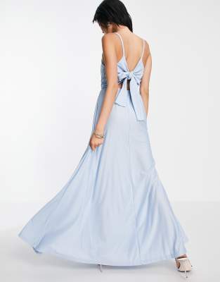 asos blue dress maxi