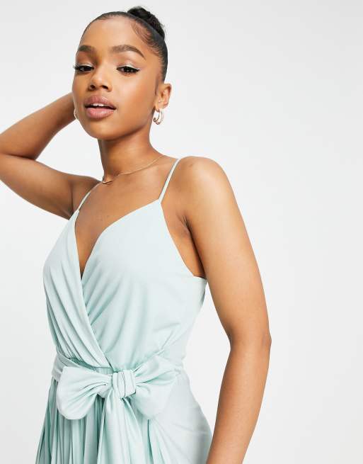 Asos duck egg blue hot sale dress