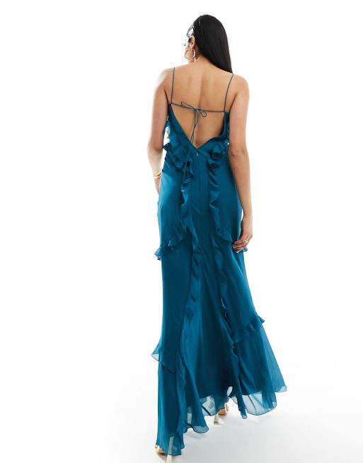 Asos teal bridesmaid dresses best sale