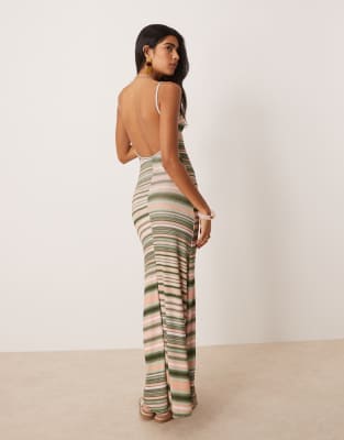 Asos Design Cami Scoop Back Maxi Dress