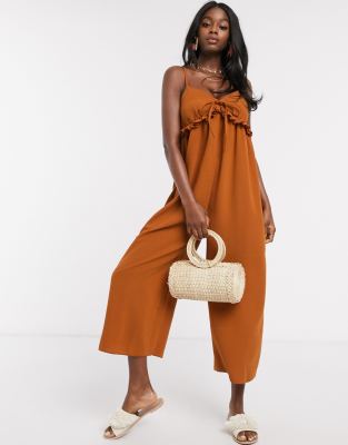 asos rust jumpsuit